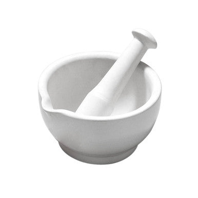 From Scratch White Large Mortar and Pestle