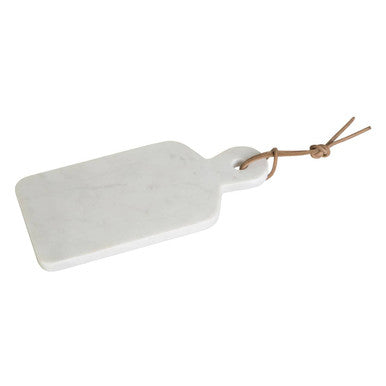 Off White Marble Small Rectangular Paddle Board | Kindia