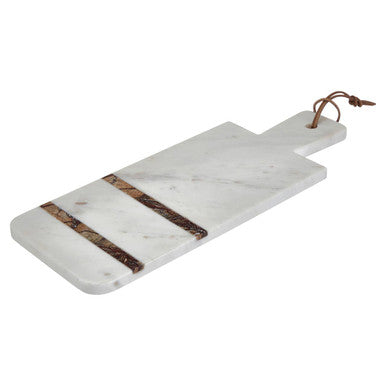 Annika White And Brown Forest Marble Paddle Board