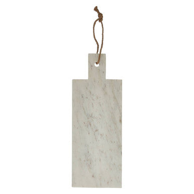 Small White Marble Chopping and Serving Board | Salerno