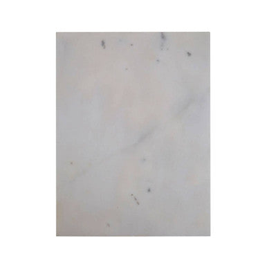 Kindia Rectangular White Marble Chopping And Serving Board