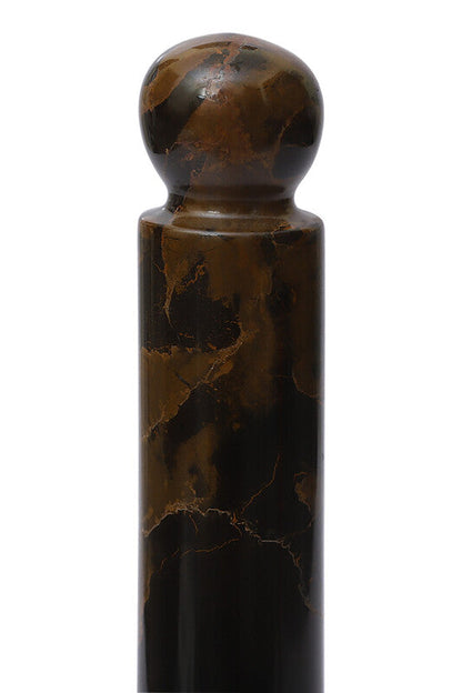 Marmore Black And Gold Marble Kitchen Roll Holder