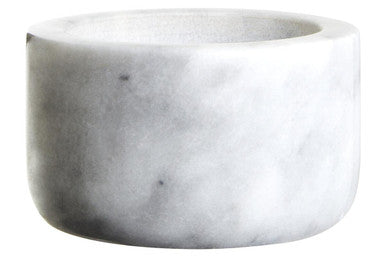 Salerno Grey Marble Straight Mortar And Pestle