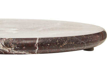 Red Marble Round Chopping and Serving Board | Salmo