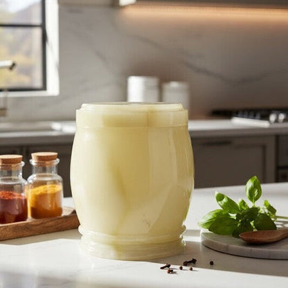 Marmore Onyx Storage Jar