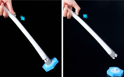 Premium Disposable Toilet Brush Set | Hygienic Deep-Clean System with Replaceable Heads