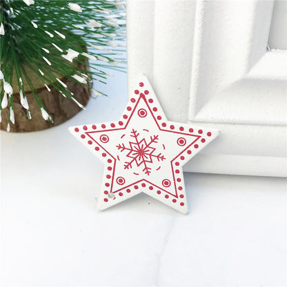 DIY Ornaments Wooden Christmas Gift Pendants