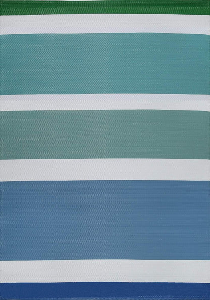 Rainbow Outdoor Rug Blue | 1030