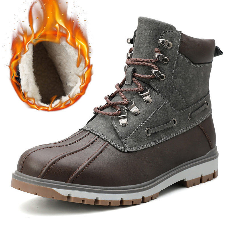 Martin boots men's British style winter warmth