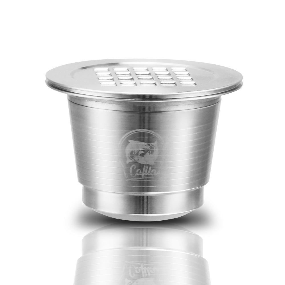 Coffee capsule square hole shell