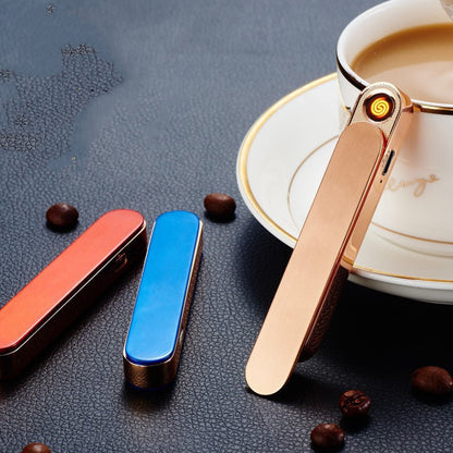 USB Rechargeable Electric Lighter - Windproof Flameless Arc Lighter for Cigarettes | Premium Zinc Alloy Design