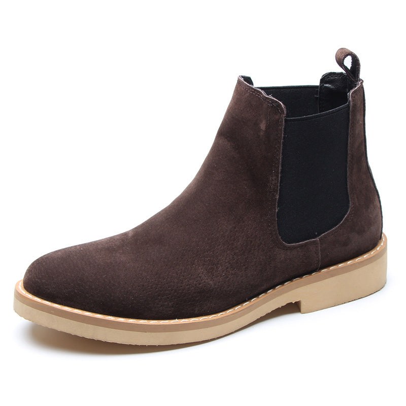 British all-match Martin boots  boots men's short boots frosted