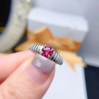 Vintage Natural Magnesium Aluminum Ring Valentine's Day Gift