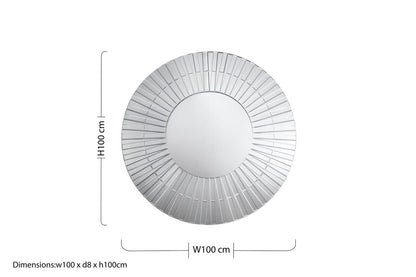 Anson Flared Frame Wall Mirror