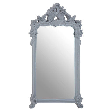 Gabrieli Grey Wall Mirror With Ornate Frame