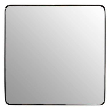 Candi Matt Black Square Wall Mirror