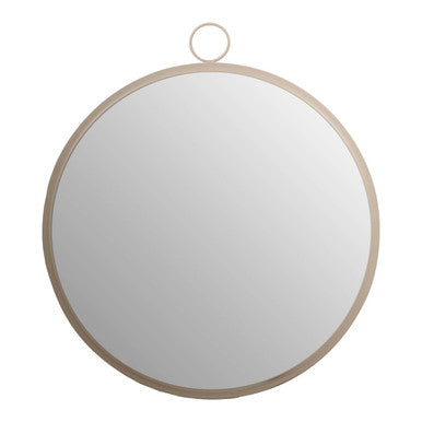 Karval Round Wall Mirror With Gold Finish Frame