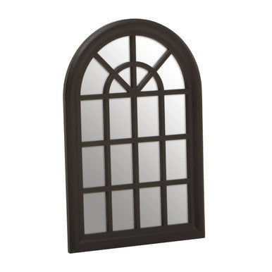 Shayla Matte Black Wall Mirror