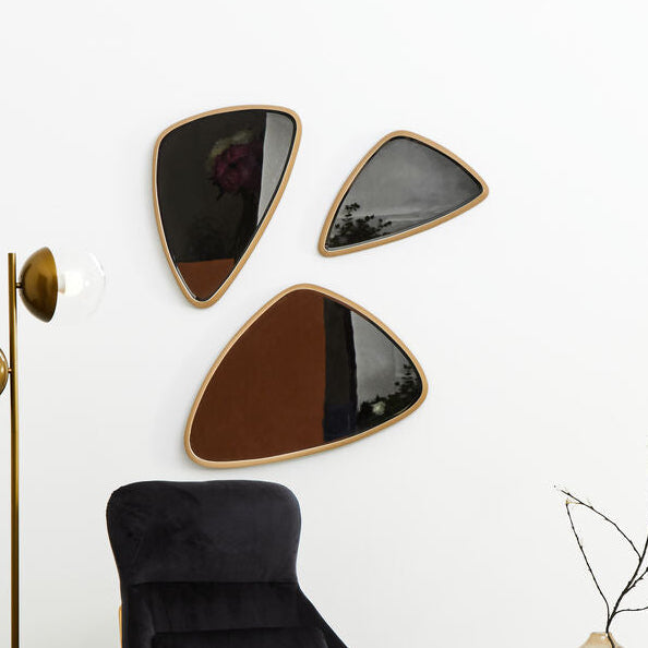 Torino Small Triangular Wall Mirror