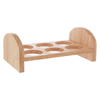 Nash 6 Hole Rubber wood Egg Rack