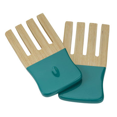 Kyoto Turquoise Salad Hand Servers