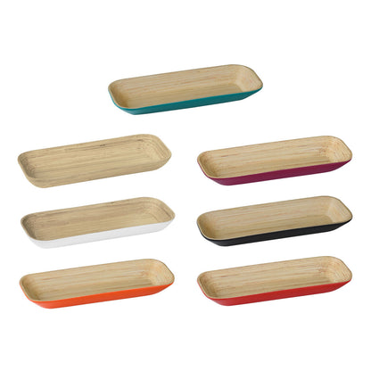 Kyoto Raspberry Large Bamboo Tray