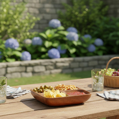 Acacia Four Section Serving Dish | Kora