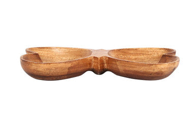 Kora Acacia Butterfly Shaped Serving Dish