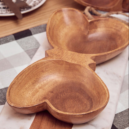 Kora Acacia Butterfly Shaped Serving Dish