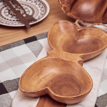 Kora Acacia Butterfly Shaped Serving Dish