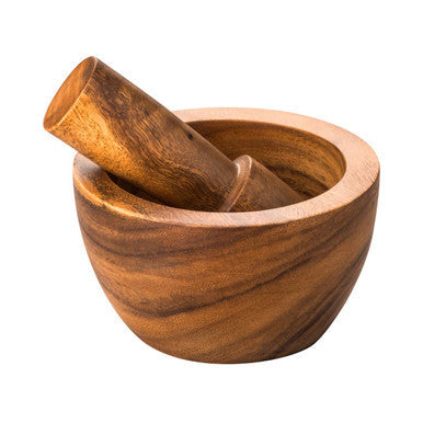 Acacia Wood Mortar and Pestle | Kora