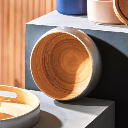 Small Silver Bamboo Bowl | Kyoto