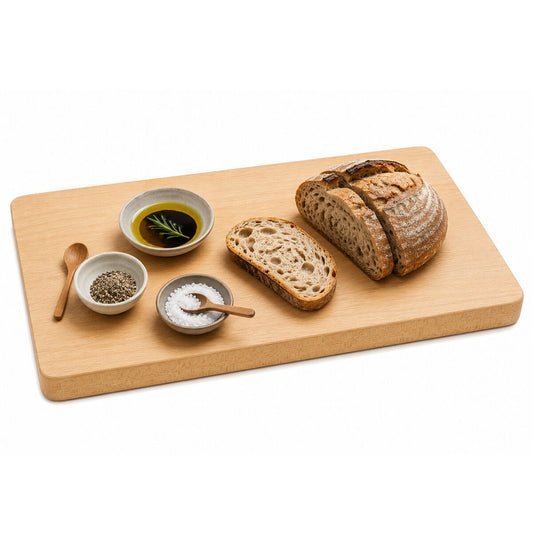 Lyna Rectangular Beech Wood Chopping and Serving Board