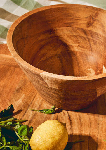 Socorro Medium Round Acacia Wood Chopping And Serving Board