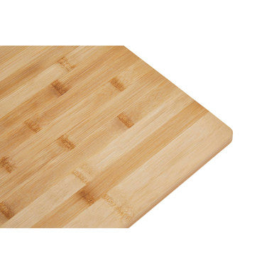 Aleki Natural Bamboo Extra Large Chopping Board with Aluminium Handle