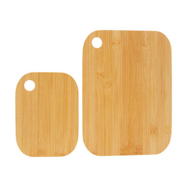 Dahra Set Of 2 Bamboo Cutting and Serving Boards