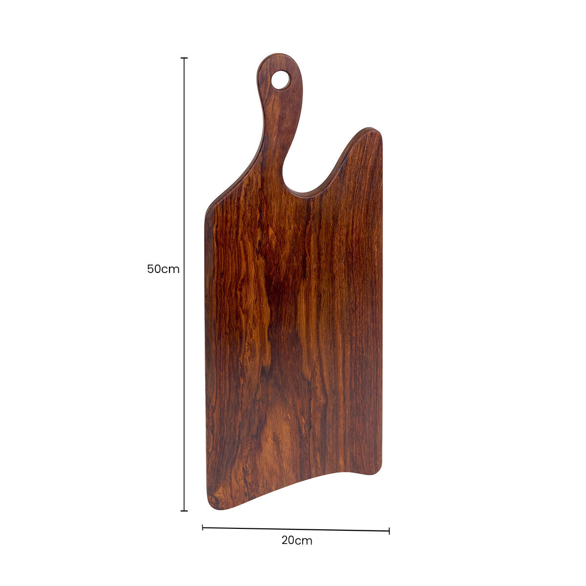 Rosi Tropical Rosewood Serving or Cutting Board in Organic Shape and Natural Finish