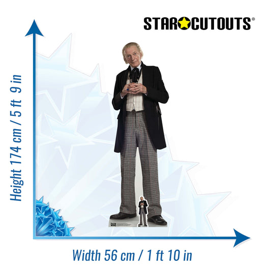 SC1116 The First Doctor David Bradley Christmas Special Cardboard Cut Out Height 174cm