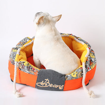 Thickening method kennel dog mat
