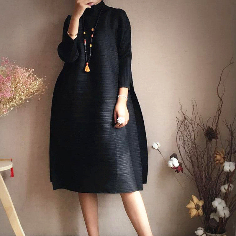 Mid-length a-line dress