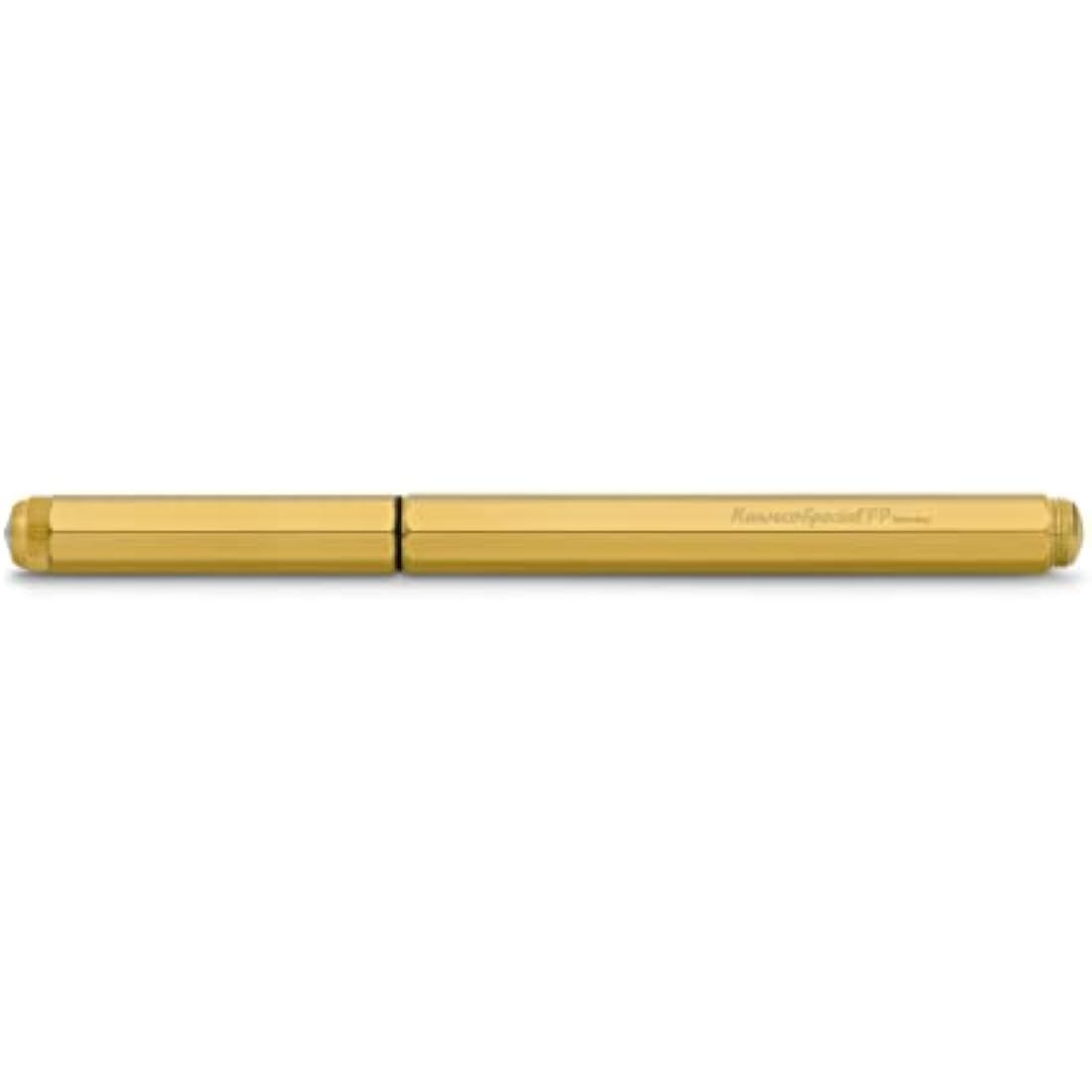 Kaweco SPECIAL Fountain Pen Brass I Premium Brass Fountain Pen for Ink Cartridges I Exclusive Fountain Pen 17 cm I Nib: F (Fine)
