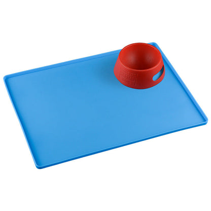 Portable foldable car pet silicone pad
