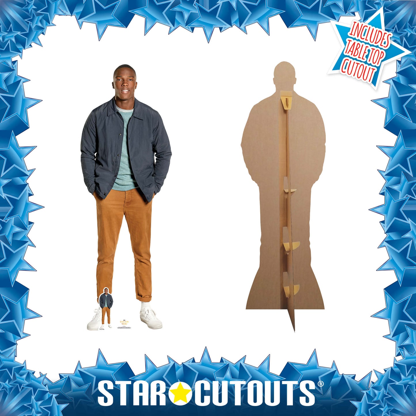 SC1199 Tosin Cole Ryan Lifesize   Doctor Who Cardboard Cut Out Height 183cm