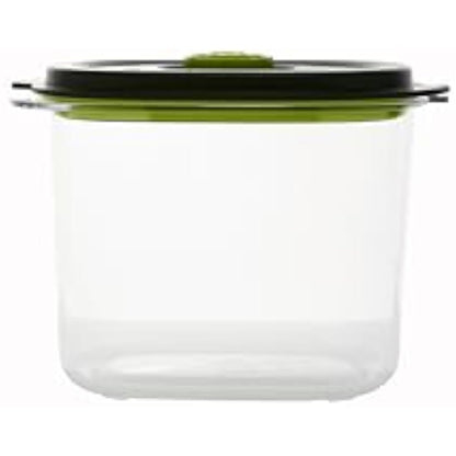 FoodSaver FFC026X Preserve & Marinate Vacuum Containers | 700 ml, 1.2 L & 1.8 L | Airtight BPA-Free Food Containers | Leak-Proof | Dishwasher-Safe | 3 Count, Transparent / Black