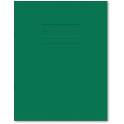 Hamelin 9 x 7-Inch 8 mm Ruled and Margin 48 Pages Exercise Book - Dark Green (Pack of 100) 100101386