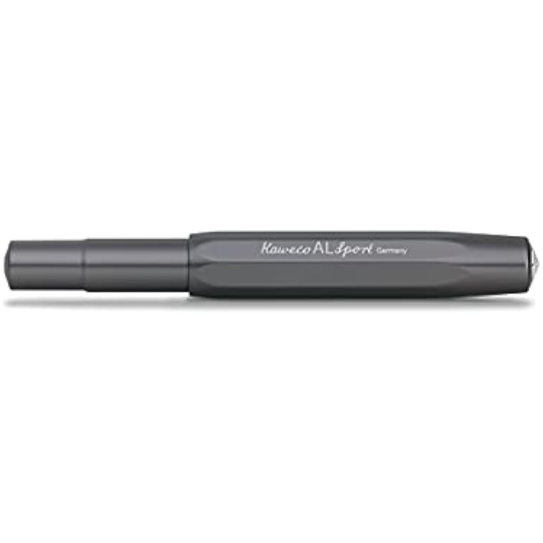 Kaweco AL SPORT Gel/Ballpoint Pen Anthracite I Pen Including 0.7 mm Rollerball Pen Refill in Classic Design with Ceramic Ball I Premium Aluminium Gel Roller 13 cm