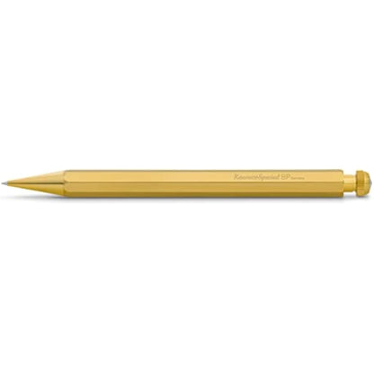 Kaweco SPECIAL Ball Pen Brass I Retractable Ballpoint Pen with Standard G2 Refills in a Tin Box I Aluminium Ball Pen 14 cm