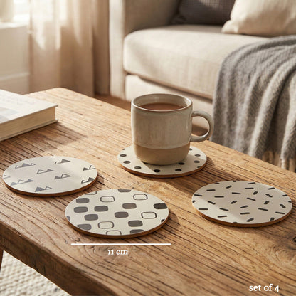 Mimo Set Of 4 Eclectic All Sorts Coasters