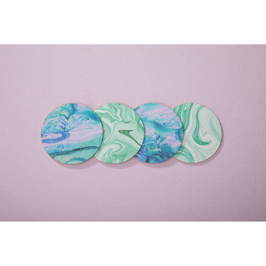 Mimo Set Of 4 Cork Coasters