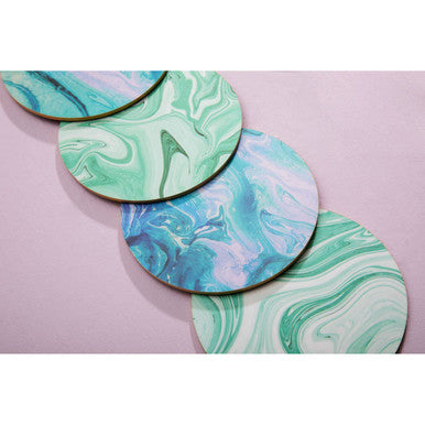 Mimo Set Of 4 Cork Coasters